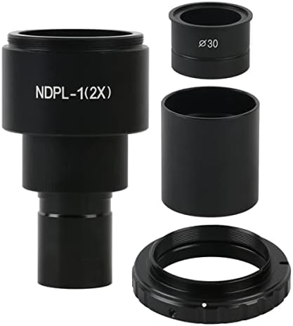 Acessórios para microscópio 2x Adaptador de lente ocular do microscópio biológico 23,2mm 30mm