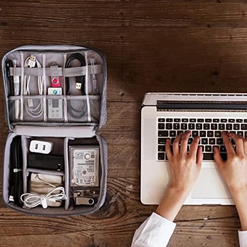 Trawila Electronics Organizer Travel Cable Organizer Bag, bolsa de armazenamento digital Case de acessórios