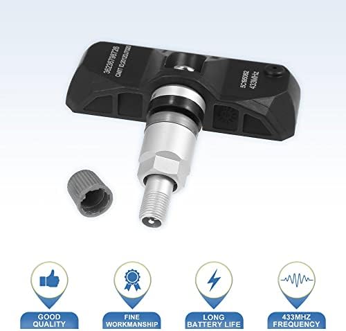 X AutoHaux 36236798726 Sensor de monitoramento de pressão do sensor de pressão do pneu pré-programado