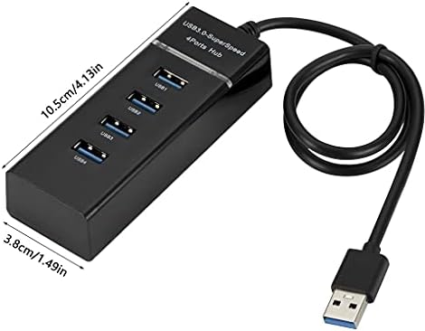 N/A USB3.0 Extender Multi-Port USB 1 a 4 Adaptador de cabo Hub de docking Hub de 4 portas com 5 Gbps de velocidade