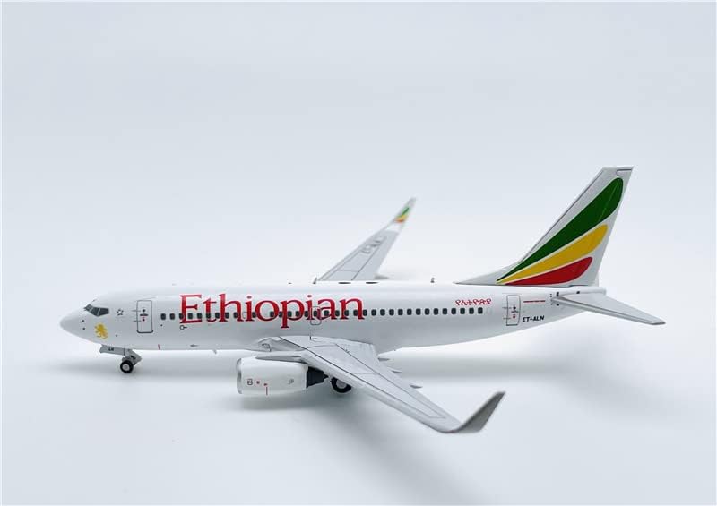 Pandamodel Ethiopian Airlines para Boeing B737-700WL ET-ALN 1/400 Aeronaves Diecast Modelo pré-construído