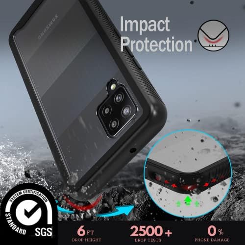 Capa de telefone pesada da CBUS com capa de protetor de tela embutida para Samsung Galaxy A42 5G –– Corpo inteiro
