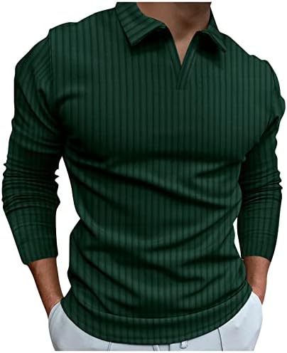 Camisas pólo para homens outono de inverno vadia em vadia longa de camisa masculina de mangas compridas
