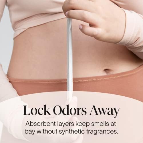 Cora Ultra Fin Fine Organic Bexder Liners | Incontinência e almofadas pós -parto para mulheres