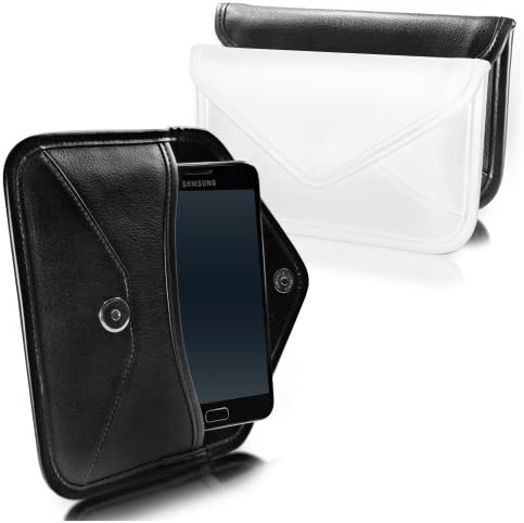 Caixa de onda de caixa para Huawei Mate 30 Pro - Elite Leather Messenger Bolsa, Design de envelope de