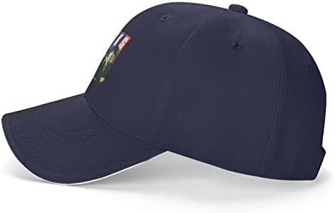 Impressão exclusiva com o logotipo Kinks Hat de beisebol Ajustável Mens e mulheres preto