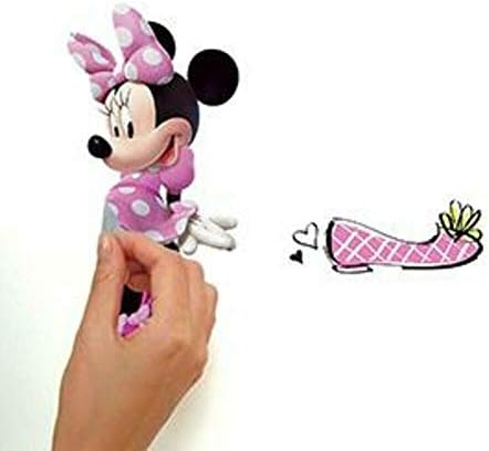 Colegas de quarto RMK2554SCS Disney Minni Mouse Fashionista Peel e adesivos de parede