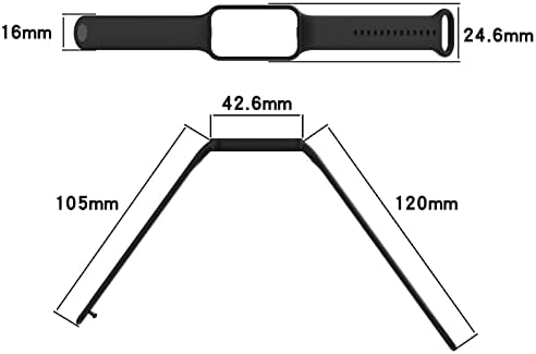 Fitturn 5 Pack Bracelet Band Compatível com Amazfit Band 7/Band7 Ajustável SPORT SPORT SPORT SPORT SPRAP