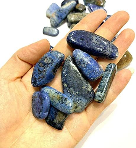 Shitou22231 100g 4 tamanho natural dumortierite quartzo polido cálculos de rocha de cascalho