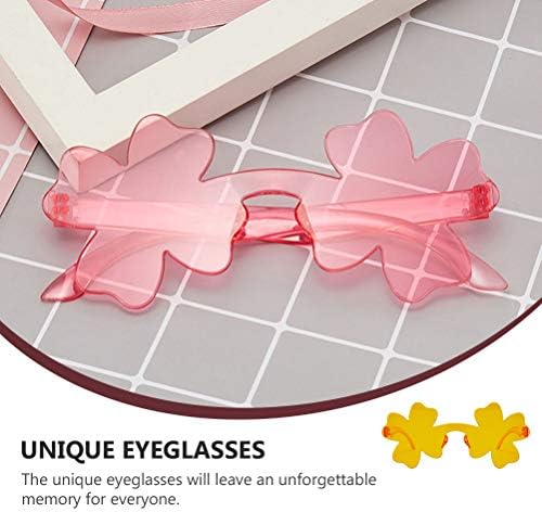 3 pares de óculos de sol de forma exclusivos de óculos engraçados decoração de óculos decoração de