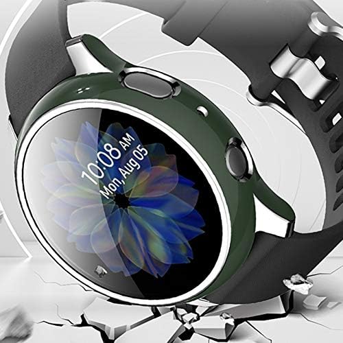 Highgo Compatível com Samsung Galaxy Watch Active 2 com protetor de tela de vidro temperado para
