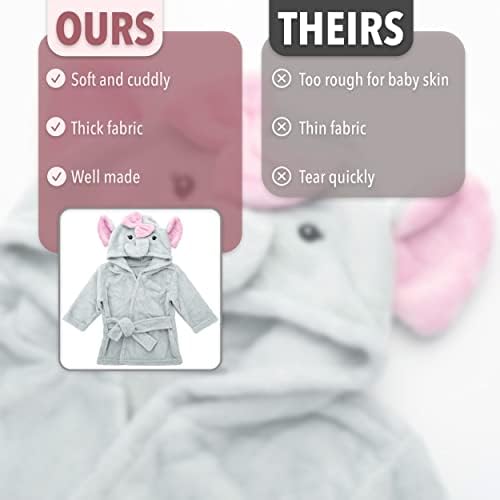 Sr. Pen- Baby Animal Face Robe, unissex, 0 a 9 meses, manto de bebê macio, túado de rosto de animal,