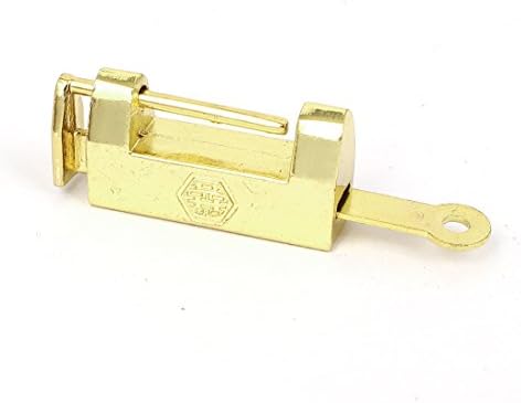 Aexit Jewelry Box Cabinet Hardware Padlock Trenk Lock Tecla de trava de trava Tom de ouro