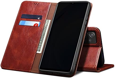 Capa de capa de telefone compatível com a Samsung Galaxy A23 5G/M23, 2 em 1 carteira com suporte para