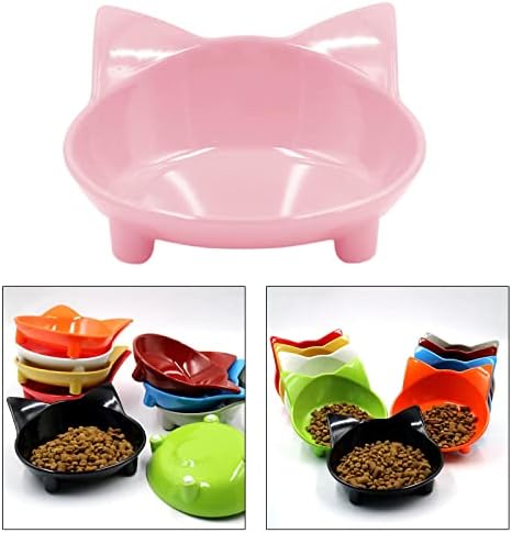Yajuyi Cat Bowl Pet Tabelware Rewer Bowl não dispensador para cães suprimentos de animais de estimação,