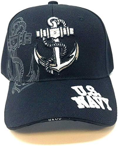 Anchor da Marinha dos EUA Baseball Naval 3D Bordado Cap Hat