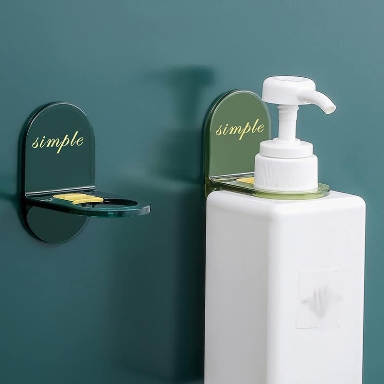 Tfiiexfl 3pcs banheiro sem chuveiro sem chuveiro handilizador de mão shampoo rack rack de parede rack de