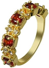 Anéis de casamento e noivado engajaram o zircão de pedra anel de jóias brilhantes para mulheres anéis