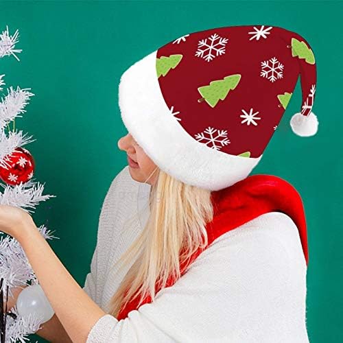 Chapéu de Papai Noel de Natal, Feliz Natal de Natal Chapéu de Férias para Adultos, Unisex Comfort