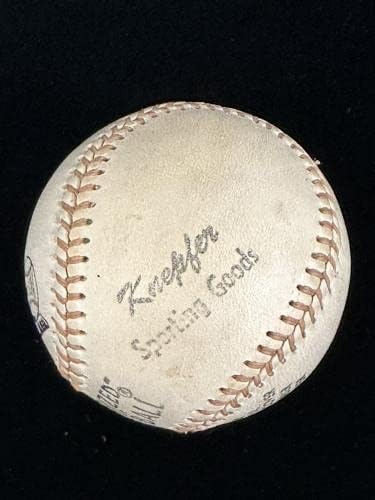 Elliott Maddox Rangers Yankees Mets Vintage Baseball assinado com holograma - beisebol autografado