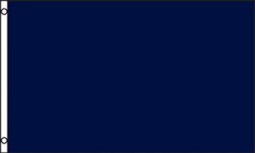 Cor azul marinho de nylon, bandeira de nylon 210d-s de 3'x5 'com clipes