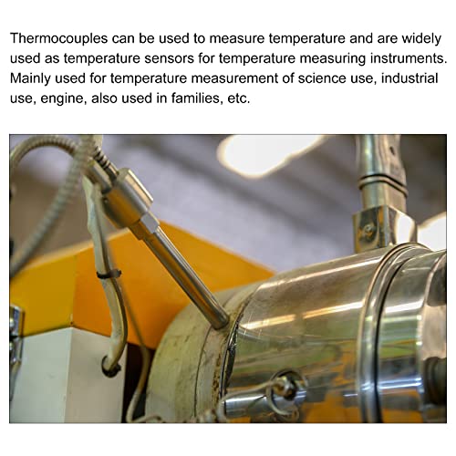 Meccanidade K Tipo de temperatura Sensor M8 Sondas de temperatura do parafuso Termopar 3,3ft -50 a 200