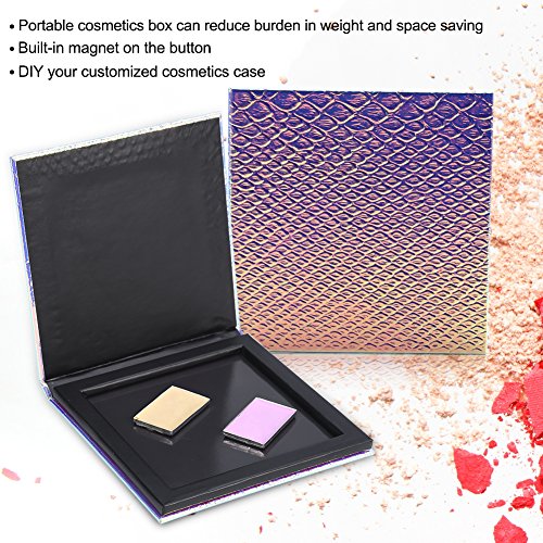 Paleta de cosméticos magnéticos, alteração da cor de pó de sombra de pó de areia de cor em pó diy de maquiagem