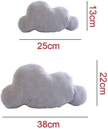 Almofado de nuvem de 15 polegadas, travesseiros fofos em forma de arremesso de arremesso, almofada