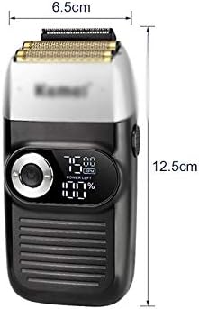 Fafklf Cabelo elétrico Profissional Clipper recarregável Aparador de cabelo LCD Carga de exibição 2 horas Máquina