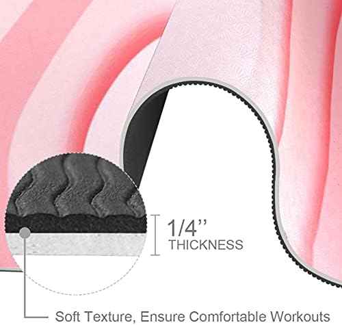 Siebzeh Abstract Pink Background Premium grossa Yoga Mat ECO Amigo da saúde e fitness non slip