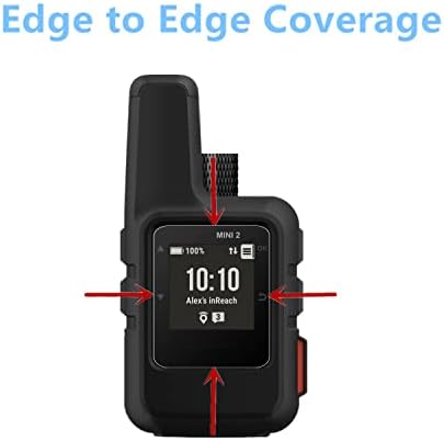 Aemus compatível com Garmin Inreach Mini 2 Protetor de tela Cobertura completa Mini GPS Pet Clear Film Invisible