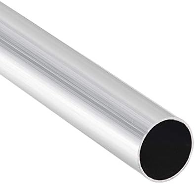 UXCELL 6063 Tubo redondo de alumínio, 300 mm de comprimento 20 mm od 15mm Tubulação reta de alumínio