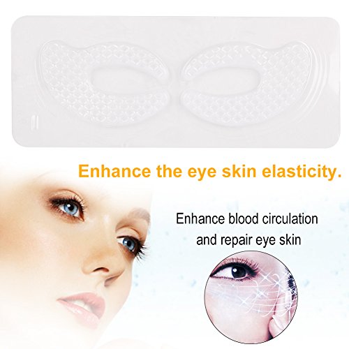 20 pares de colágeno olho de cristal ocular almofadas, umidade anti -ruga envelhecida máscara ocular