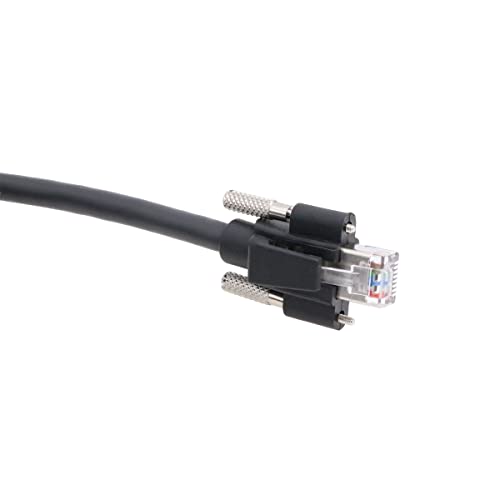 EONVIC Gigabit Ethernet Cable RJ45 Angulado com o travamento do parafuso