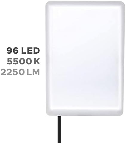 Limostudio LED Painel de luz Adaptador de extensão de ganso, montagem de 3 vias, suporte de luz,
