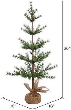 Vickerman 3 'Split venezian Pine Artificial Christmas Tree, Unit - Table Faux Top Christmas Tree - Decoração