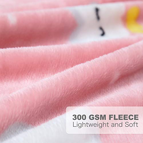 Tillyou Micro Fleece Plexh Soft Costo de criança macia para meninos Meninas - Grande cobertor de berço