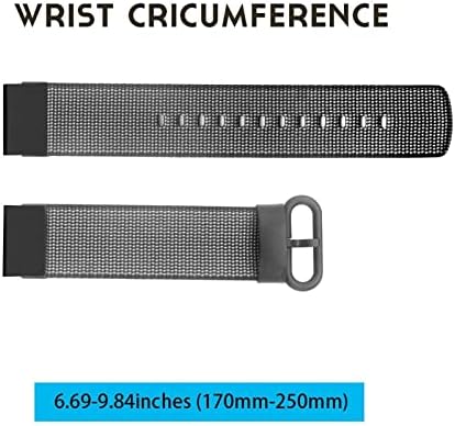 Ilazi 22mm Nylon Watch Band para Garmin Fenix ​​6 6x Pro pulseira Strap Fenix ​​5 5Plus 935 S60