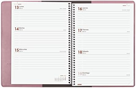 Finocam - Calendário 2023 com o bloco de notas Duoglam para ver horizontal janeiro de 2023 - dezembro