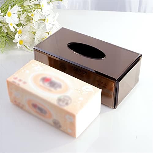 Lsdjgdde Coffee Color Nordic Glass Paper Box decoração