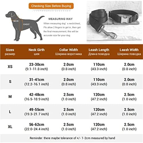 Xiulaiq Pet Dog Colar e Leash Configurar colar de cachorro personalizado com colarinho de estilista de padrões