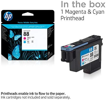 HP 88 | Printhead de tinta | Magenta e ciano | C9382A
