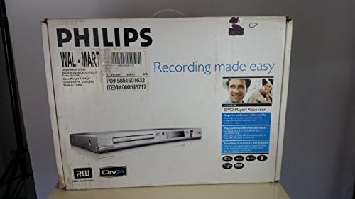 Philips DVDR3390 DVD Player/ Recorder W/ Divx