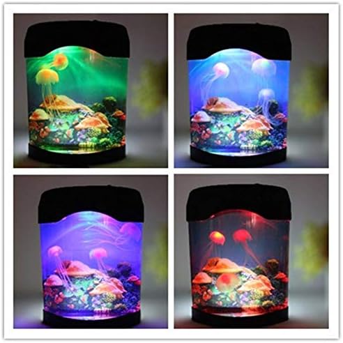 NC Tanque de água -viva do mundo marinho de natação Luz LED LED LELHAS DE AQUARIUIO NOITE LUZES DE LUDRAS