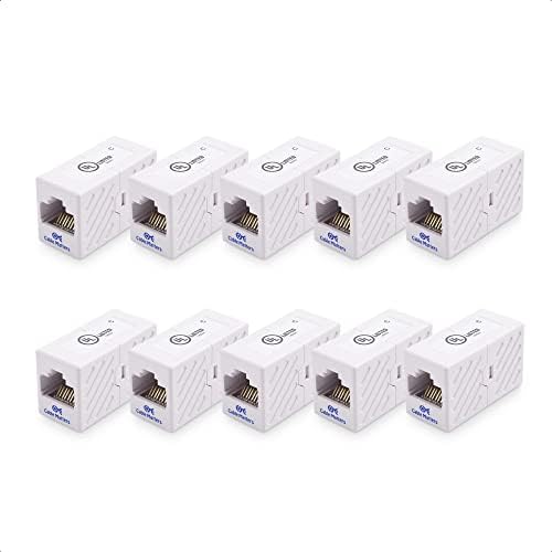 Cable Matters [UL listado] Couplador Ethernet de 10 pacote em branco