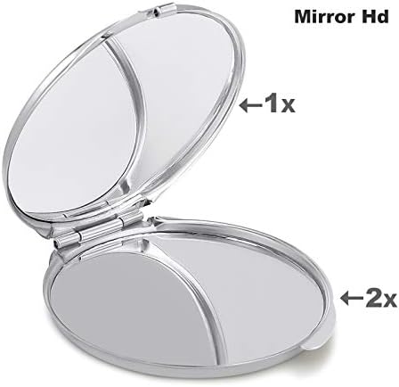 Coloque os braços da Sérvia Compact Mirror Pocket Travel espelho de maquiagem Pequeno espelho portátil portátil
