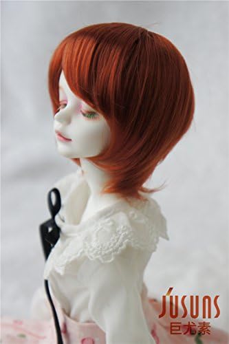 JD025 7-8 polegadas 18-20cm 1/4 MSD Short corte sintético Mohair Doll Wigs