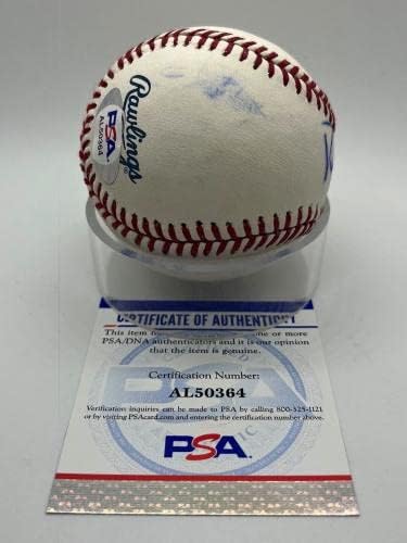 Darryl Strawberry 96 98 99 WS Champs Mets assinou o Autograph Baseball PSA DNA *64 - bolas de beisebol