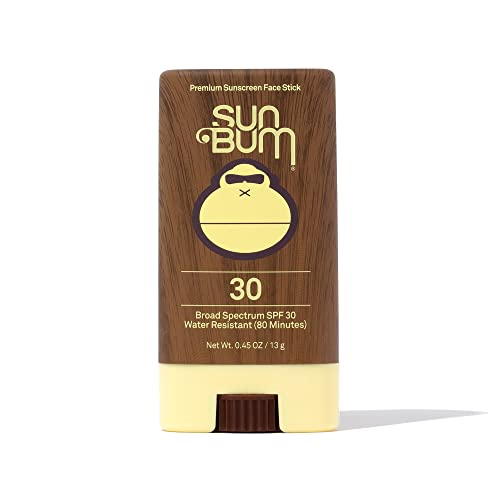 Sun Bum Original SPF 30 Protetor solar Sol Stick, Vegan e Hawaii 104 Lei de recifes Compatível com amplo espectro