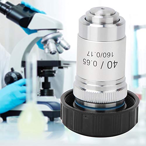 Objetivo do microscópio acromático, objetivo claro objetivo acromático ajustável para microscópios biológicos